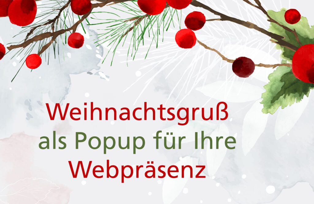 Weihnachtsmotiv 2025 für unsere Kunden
